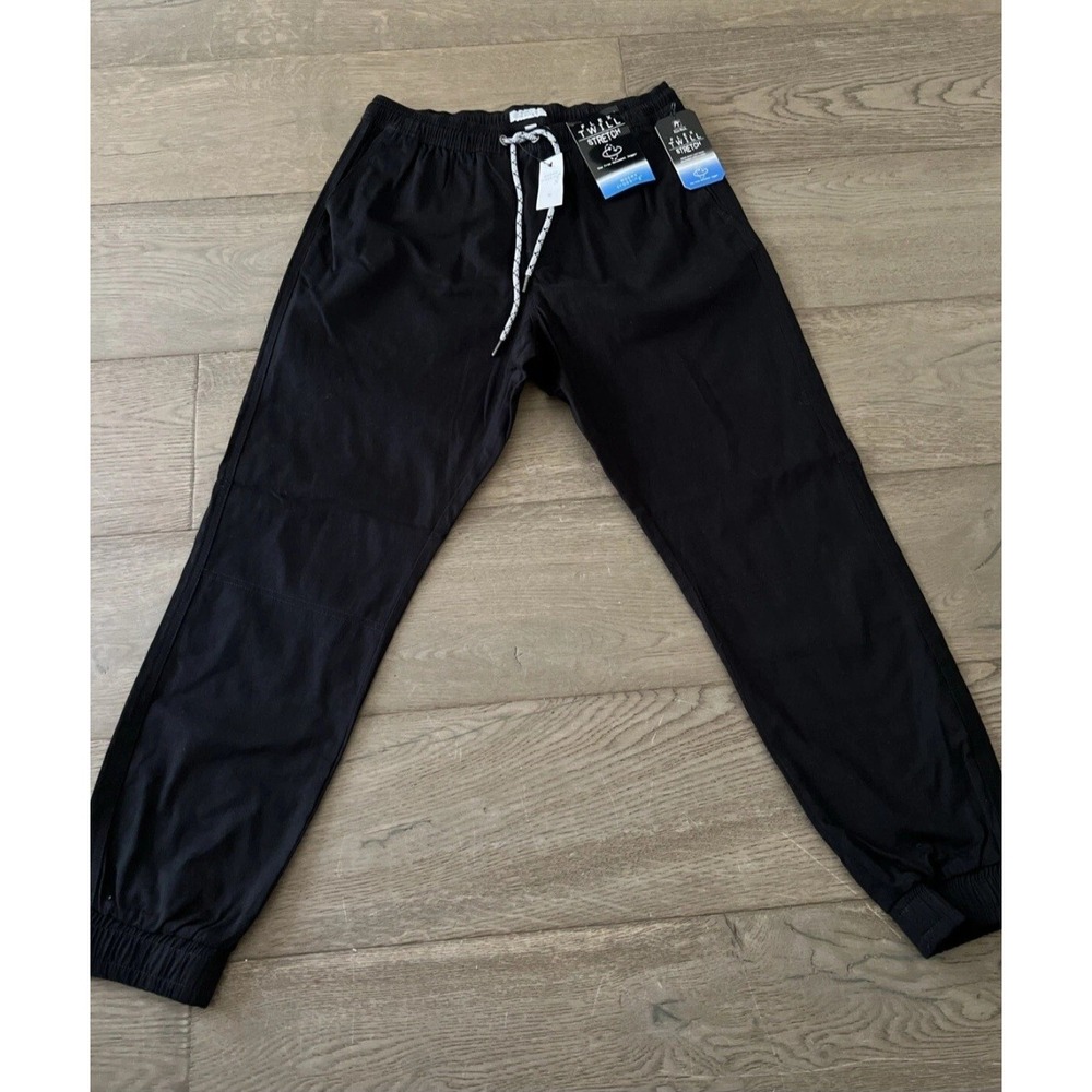 Essex Crossing Flex‎ Twill Stretch Free Movement Jogger Size L Black